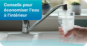 Conseils pour conomiser l'eau  l'intrieur